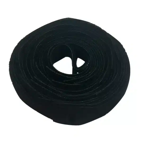 Second image of 5 inch 1/2 inch Rip-Tie Light Duty Strap - Roll of 25 Black