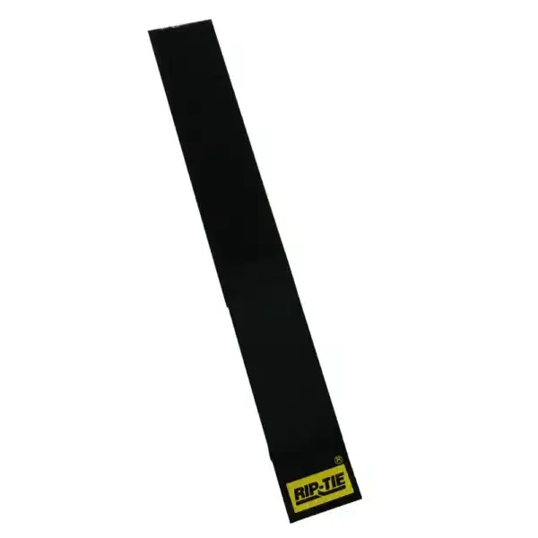 6 inch 1 inch Rip-Tie CableWrap Strap - Pack of 10 Black