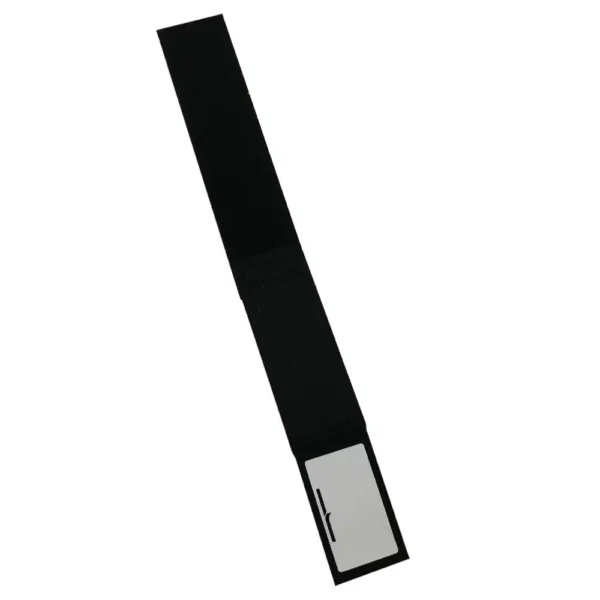 6 inch Rip-Tie CableWrap with Write On Tab - Pack of 10 Black